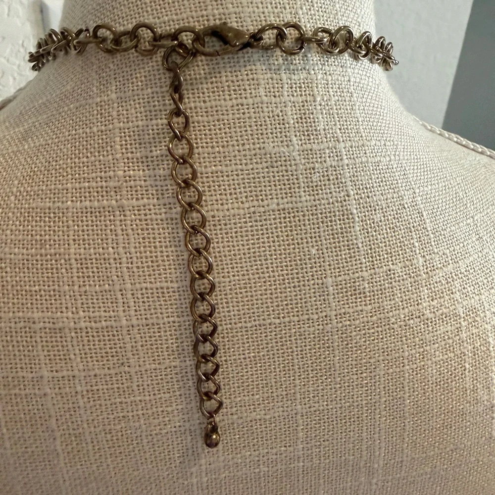 Jewelry | Brutalist Geometric Metallic Statement Necklace | Poshmark